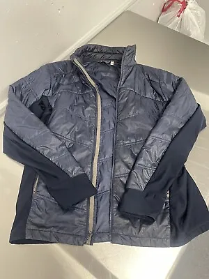 Ibex Matrix Jacket Men’s Large Blue Coat Recycled Wool Insulated Peak Adult • $100