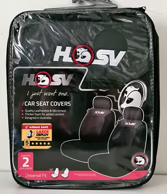 $179.95 • Buy Holden Hsv Car Seat Covers Front Set Universal Fit Airbag Safe Official Licenced