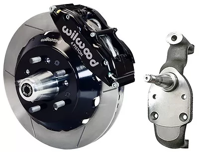 $2429.99 • Buy Wilwood Disc Brake Kit & 2  Drop Spindles,front,58-70 Impala,14  Rotors,black