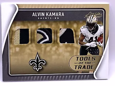 Alvin Kamara 2021 Panini Absolute Tools Of The Trade Player Worn Jersey 16/49 • $16.23