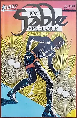 Jon Sable Freelance #8 VF/NM 9.0 (First Comics 1983) ~ Mike Grell✨  • $2.64