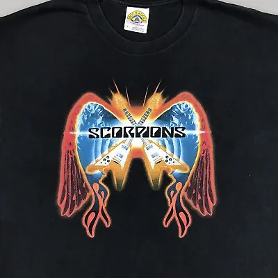 Vintage 90s SCORPIONS CONCERT T-Shirt LARGE/XL Rock Metal Tour • $50.99