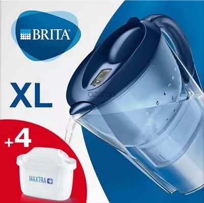 £27.85 • Buy BRITA Marella XL MAXTRA+ 3.5L Water Filter Jug + 4 Month Cartridges Starter Pack