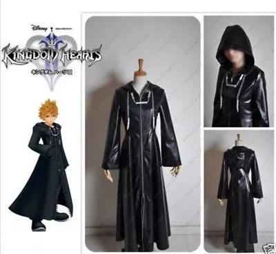 Kingdom Hearts Costume Organization XIII 2-WAY-BIG-ZIPPER Coat Cloak Cosplay • $34.20