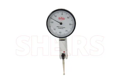 Shars Metric Dial Test Indicator .01mm Grads 0-40-0 Dial .8mm Range New !] • $21.95