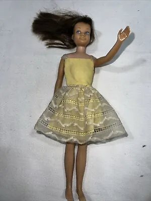 Vintage Barbie Skipper Color Magic 1963 Brunette Hair/scalp 1904 Flower Girl • $39.99