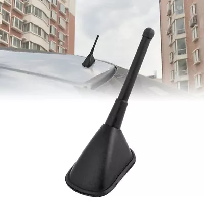 Black Plastic Car Aerial Decorative Antenna Vehicle SUV Roof Mount Adhesive Base • £5.69