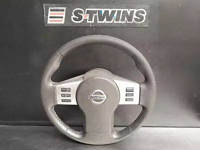 NISSAN NAVARA STEERING WHEEL D40 (VIN VSK) LEATHER W/ CRUISE & AUDIO CONTR • $180