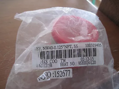 $55 • Buy MKS HPS High Vacuum Research Chamber KF40 TEE NW40-.0125 NPT