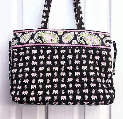 VERA BRADLEY  Handbag/Shoulder Bag In  PINK ELEPHANT   • $38.99