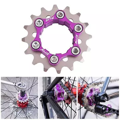 Steel Single Speed Cassette Cog Fixed Gear Bike 16T Adapter 10/11S • $24.70