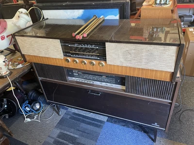 £50 • Buy Job Lot Of 2x Radiogram Radiograms Record Players Radio Both Work Philco Grundig