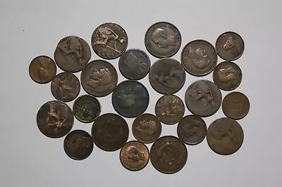 £28.12 • Buy 🧭 🇬🇧 Uk Gb Old Copper Lot Some Victorian B54 #6 Xu5