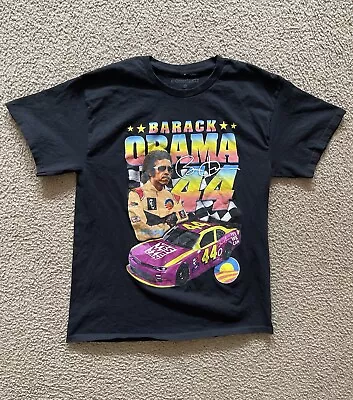 Barack Obama Short Sleeve T-Shirt Motorsports Racing Goodshirts Black Large Tee • $27.99