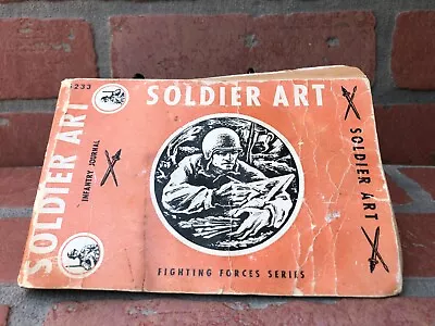 Soldier Art Infantry Journal Fighting Forces Series Small 200 Page Art Book 1945 • $15.90