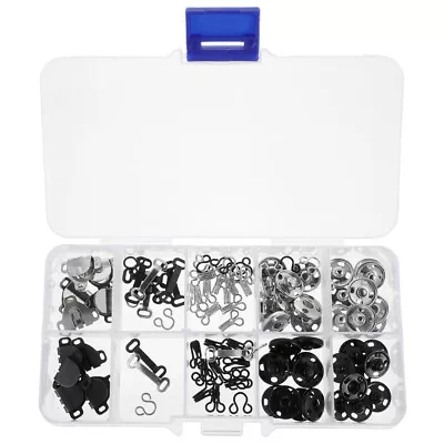 100Pcs Skirt Sewing Hooks Button Closures Hook Metal Snap Fastener • $6.03