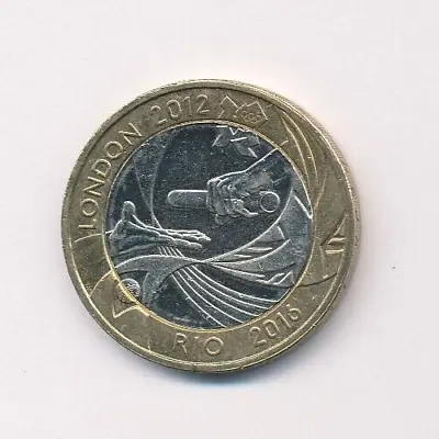 £2 Coin - 2012 - Olympic Handover - London To Rio • £2
