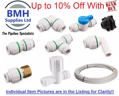 £4.45 • Buy Speedfit/HEP20 Compatible PEX Pipe & Fittings Twistloc Plumbing 10/15/22/28mm