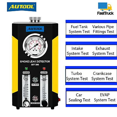 $29.99 • Buy EVAP Smoke Machine Tester Automotive Pipe Vacuum Diagnostic Smoke Leak Detector 