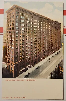 Antique Unused CHICAGO IL Illinois Monadnock Building Postcard Z3  • $18