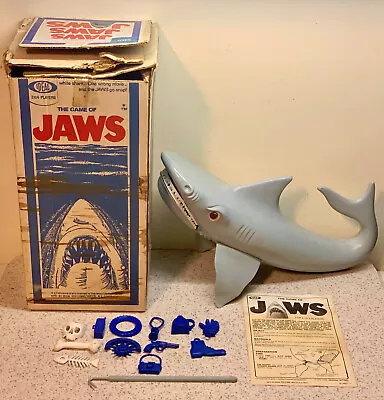 Vintage 1975 Ideal Toys Jaws The Game 99% Complete In Original Box Instructions • $99.99