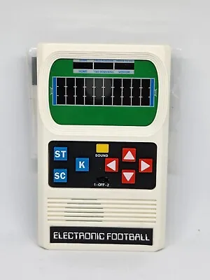 Electronic Football Travel Handheld Video Game By  Mattel Classic Retro  Tested • $30