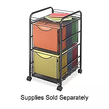 Safco Products Company SAF5212BL Mesh Mobile File- Double- 15-.25in.x17-.50in.x2 • $164.01