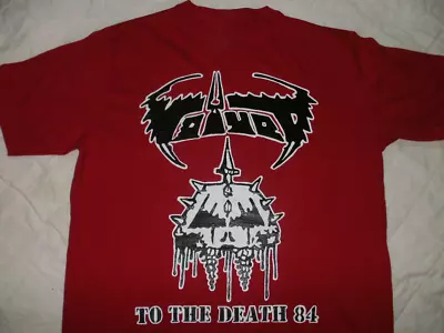 Voivod Band Tour 84 T-Shirt Short Sleeve Cotton Red Men Size S To 2345XL BE695 • $20.89