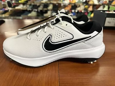 Size 10 Men's Nike Air Zoom Victory Pro NN DV6800-110 White Black  Golf Shoes • $60