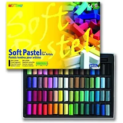 Non Toxic Square Chalk Soft Pastel 64 Pack Assorted Colors (B441R078-7003A) • $19.23