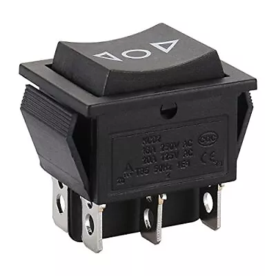 Baomain Momentary 6 Pin DPDT Button On/Off/On Rocker Switch AC 250V/10A 125V/... • $8.89