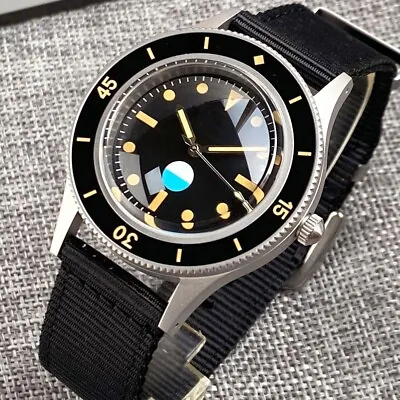 200M Waterproof Diving NH35 Automatic Watch Men Domed Sapphire 2024 Vintage New • $73.50