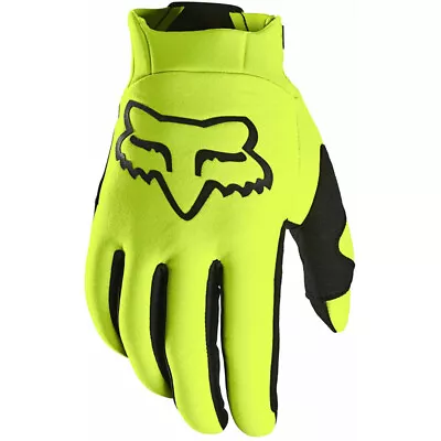 NEW Fox Legion Defend Thermo FLO Yellow Dirt Bike Gloves • $49