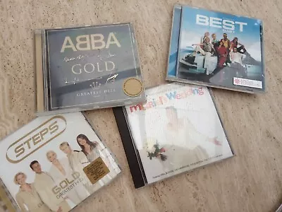 3 X CD Bundle...S Club 7/ STEPS / ABBA    - As Shown :Super Trouper/SOS/Mama Mia • £5.99