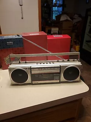 Loud Humming Noise VINTAGE PANASONIC RX-F5 Ambience Boombox AM/FM Radio Cassette • $29.99