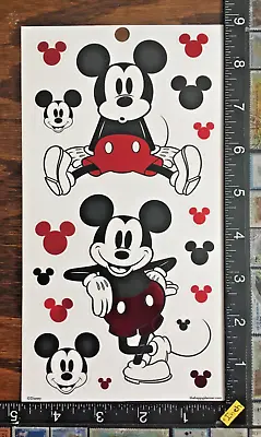 Mickey Mouse The Happy Planner One Sheet Beautiful Clear Vinyl Stickers #thp01 • $2.49