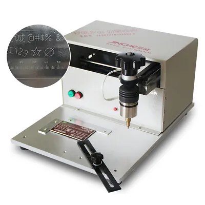 Table Electric Marking Machine Dot Peen Engraving For Metal Label Nameplate 110v • $475.95