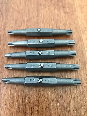 5 Pack Torx Bit T25 T30 Double Ended 4 In 1 Screwdriver Replacement 2-3/4  • $9.45