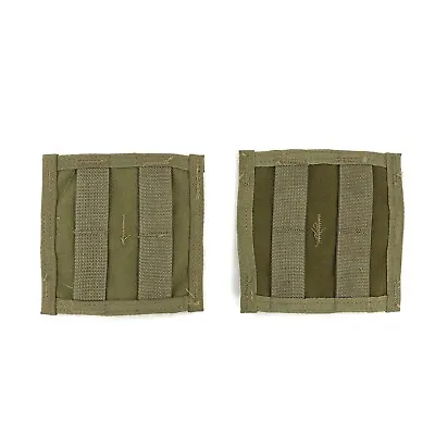 2 X Eagle Industries Horizontal Pouch Adapters Khaki MOLLE USGI 8415-01-529-1612 • $17.90