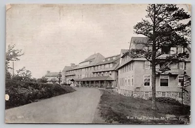 Mt Pocono PA West Front Pocono Inn To Easton Pennsylvania Postcard W24 • $6.95