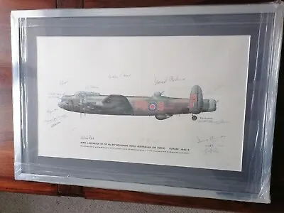 Rare Large Keith Broomfield Lancaster Print - Signed Dambuster 617 - In Frame • £399