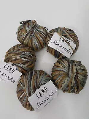 $44.58 • Buy Lang Yarns Musica Color 4 Balls 185  Made In Italy 