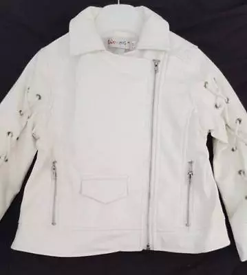 £19.99 • Buy Baby Girl / Toddler Girl Leather Look Cream Jacket.
