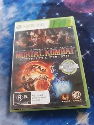 Mortal Kombat Komplete Edition  Xbox 360 PAL No Manual  • $6.48