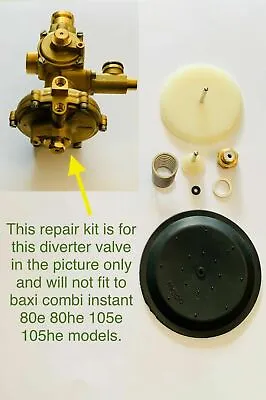 Main Combi 24SE 24HE 30HE DHW Diaphragm Repair Kit With Plate 248063 See List • £12