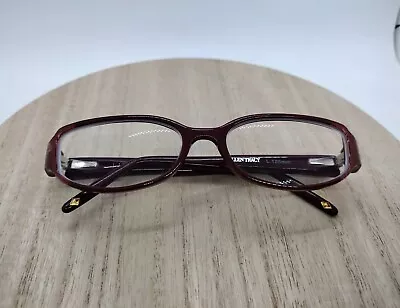 Ellen Tracy Eyeglasses Frames Only BALI Cranberry Rectangular Full Rim L. 125mm • $27