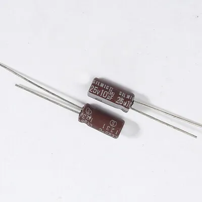 10pcs ELNA SILMIC II RFS 10mfd 25V 10UF 5x11mm Capacitor For Audio HiFi • $9.99