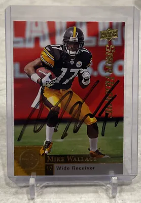 2009 Upper Deck Mike Wallace RC Auto Pittsburgh Steelers Minnesota Vikings • $19.99