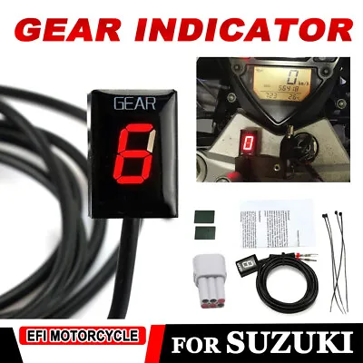 For Suzuki GSX-R600 2004 2005 GSXR600 Motorcycle 1-6 Gear Display Indicator • $32.04