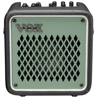 VOX MINI GO 3 VMG-3 Digital Modeling Guitar Amplifier 3W Olive Green Genuine • $189.99